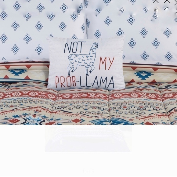 NEW-MAINSTAYS Eclectic Southwest Bed in a Bag-Full - Picture 7 of 7